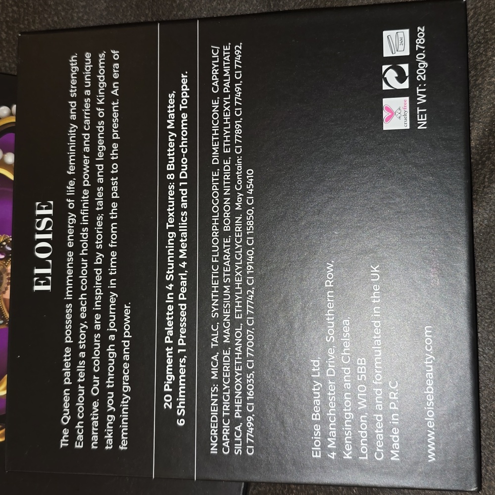 The Queen Eloise Beaut eyeshadow palette | NIB | a queen lies in all of us | $54 - Picture 5 of 7